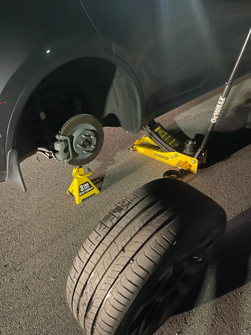 Amp Rescue mobile tire and roadside assistance vehicle in Wendell, North Carolina